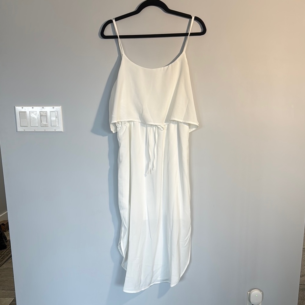 Elegant White Women's Dress